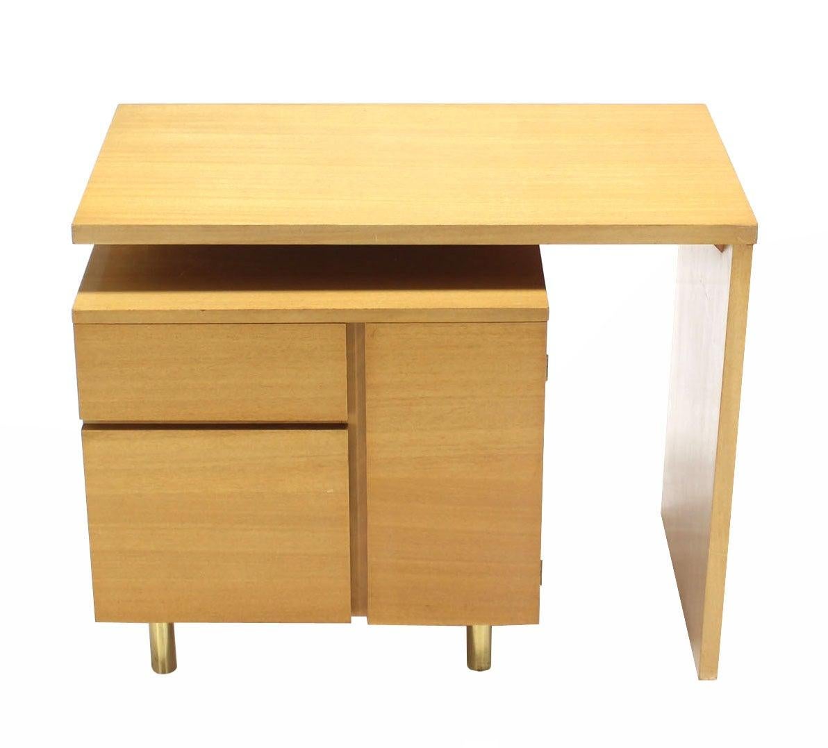 EstablishedLines Revolving Folding Mid-Century Modern Desk Writing Table Cabinet Hide Away MINT