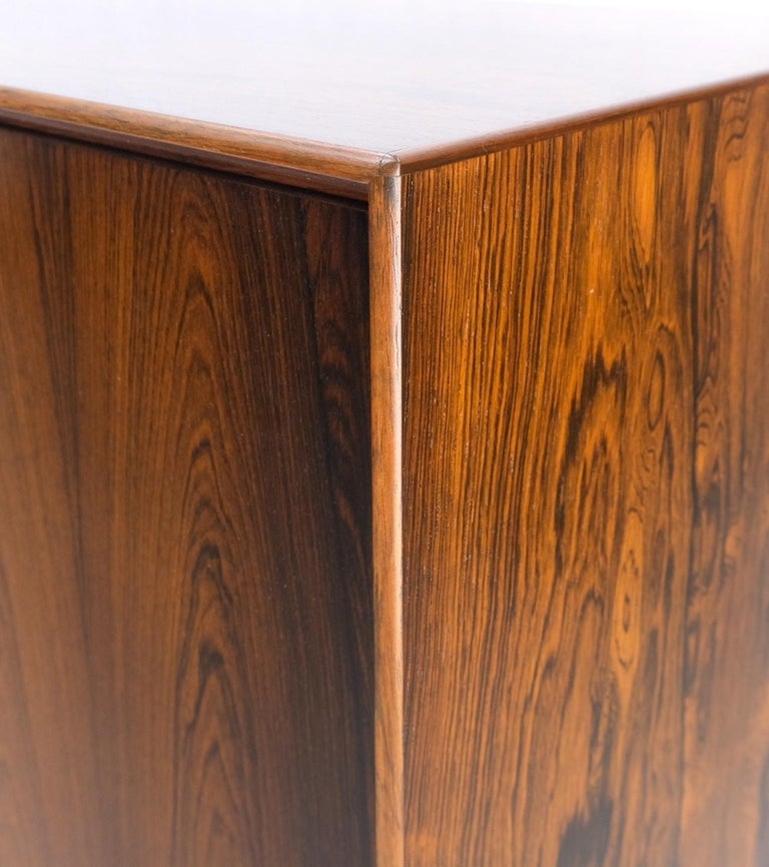 Danish Mid-Century Modern Rosewood 3 Doors 5 Drawers Credenza Dresser Mint!