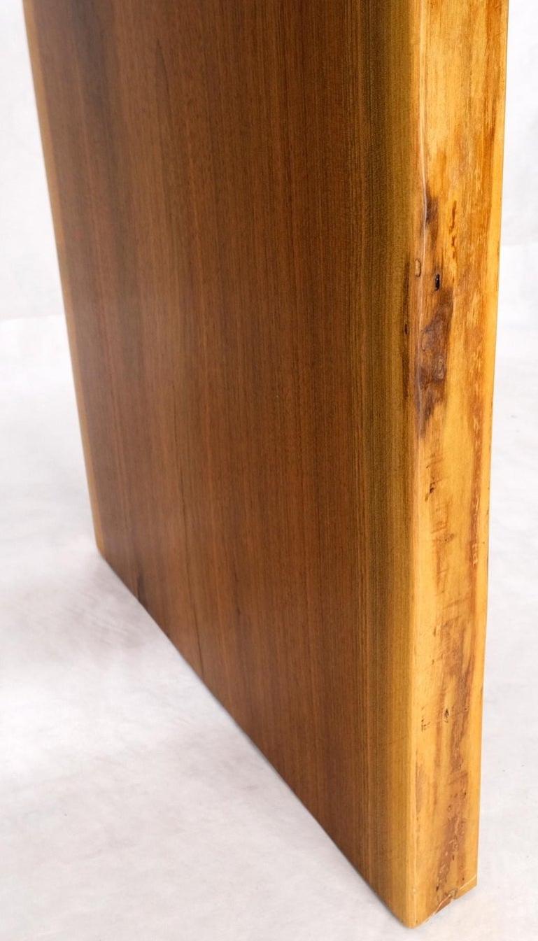 Oversize Live Edge Dining Farm Conference Solid Oiled Walnut Table