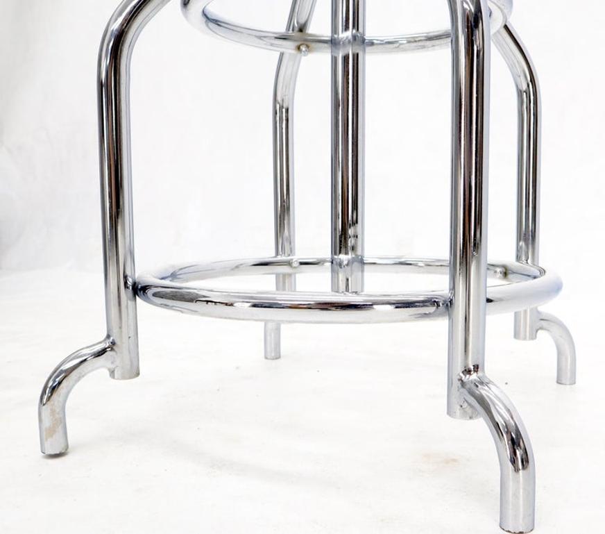 Bauhaus Mid-Century Modern Large Chrome Coat Rack