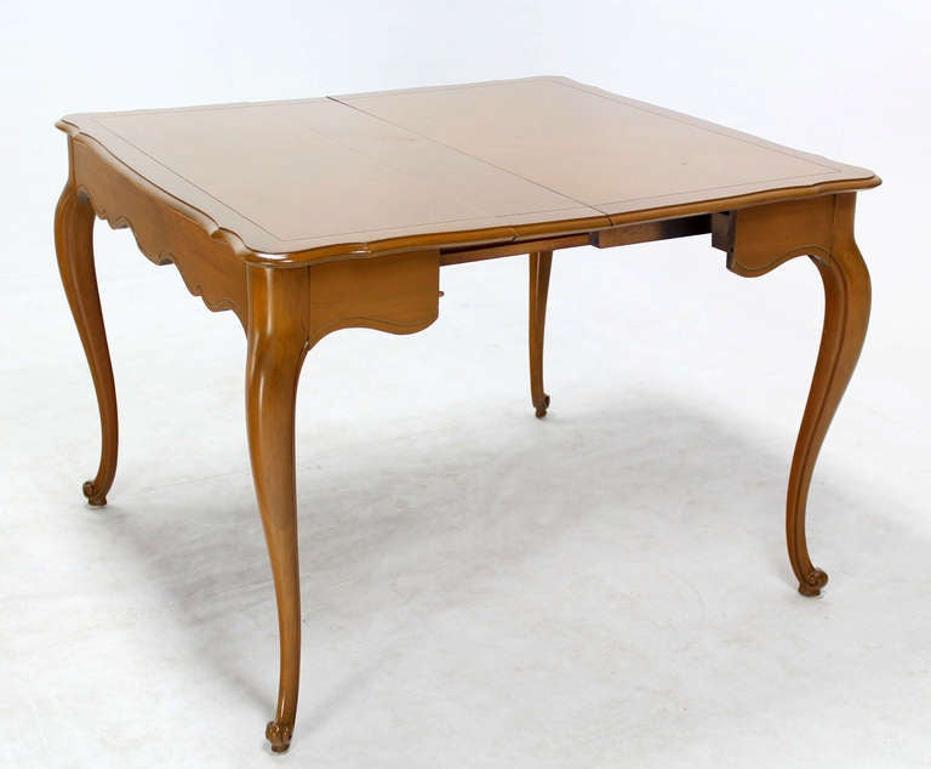 EstablishedLines French Provincial Flip Top Console Dining Table w/ Three Leaves Extensions MINT!