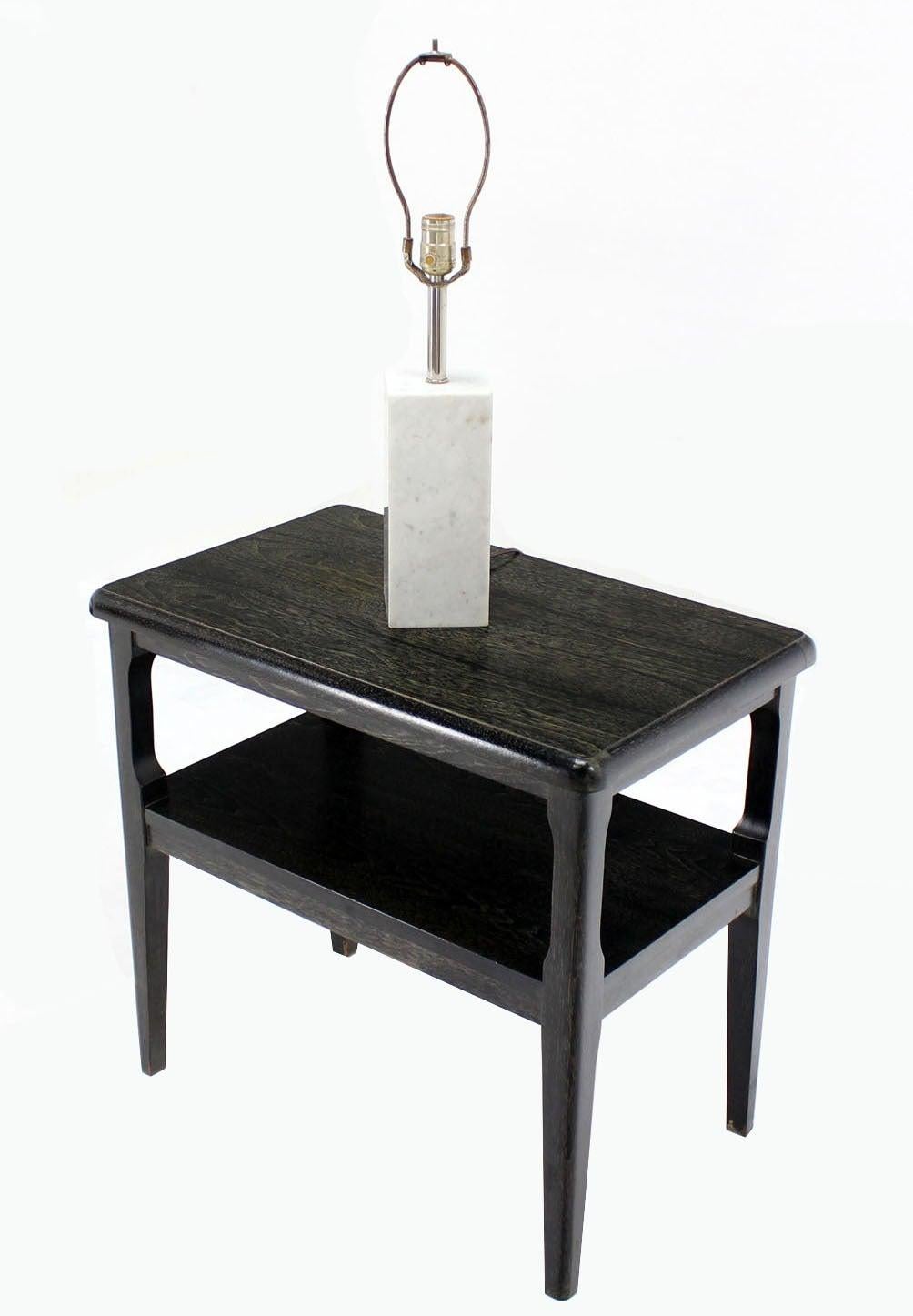 Mid Century Modern Marble Cube Square Shape Modern Table Lamp MINT!