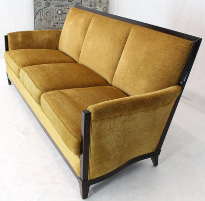 Dinghy Modern Luxury Sofa Chenille Upholstery Dark Chocolate Frame Finish
