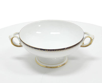Rosenthal Porcelain Tureen Serving Dish Cobalt and Gold