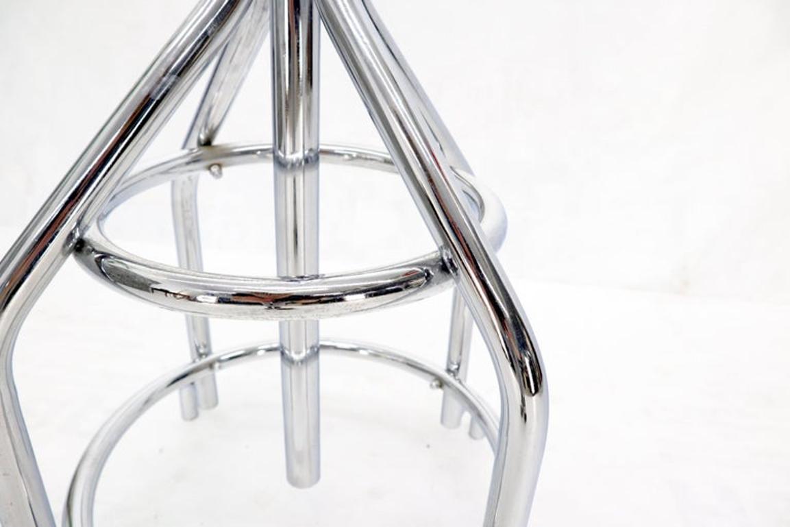 Bauhaus Mid-Century Modern Large Chrome Coat Rack