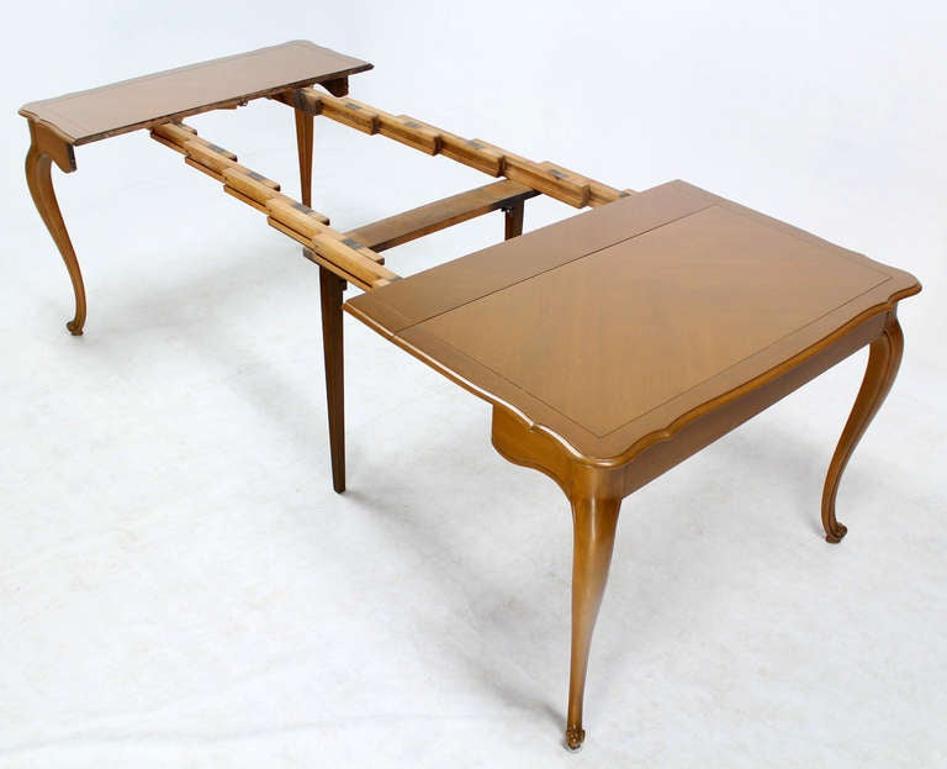 EstablishedLines French Provincial Flip Top Console Dining Table w/ Three Leaves Extensions MINT!