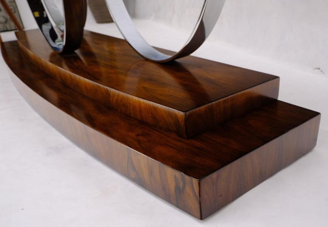 Mid-Century Modern Style Rosewood Console Table by John Richard