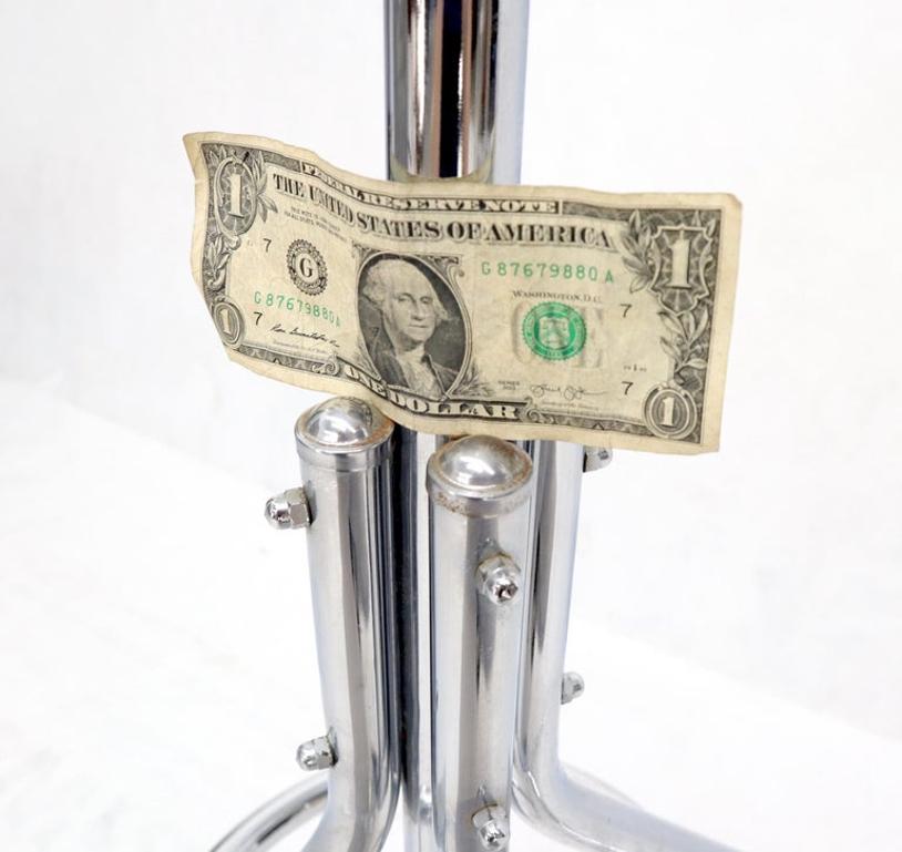 Bauhaus Mid-Century Modern Large Chrome Coat Rack