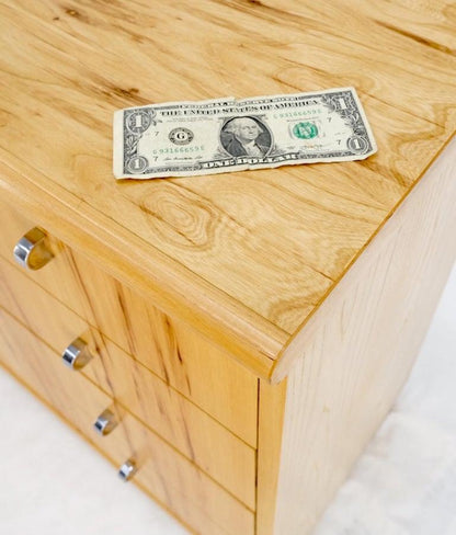 Mid Century Solid Wood Blonde Pecan Veneered 4 Drawers Dresser by Founders MINT!