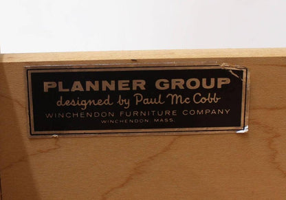 Solid Birch Planner Group Mid-Century Modern Credenza Long Dresser Paul McCobb