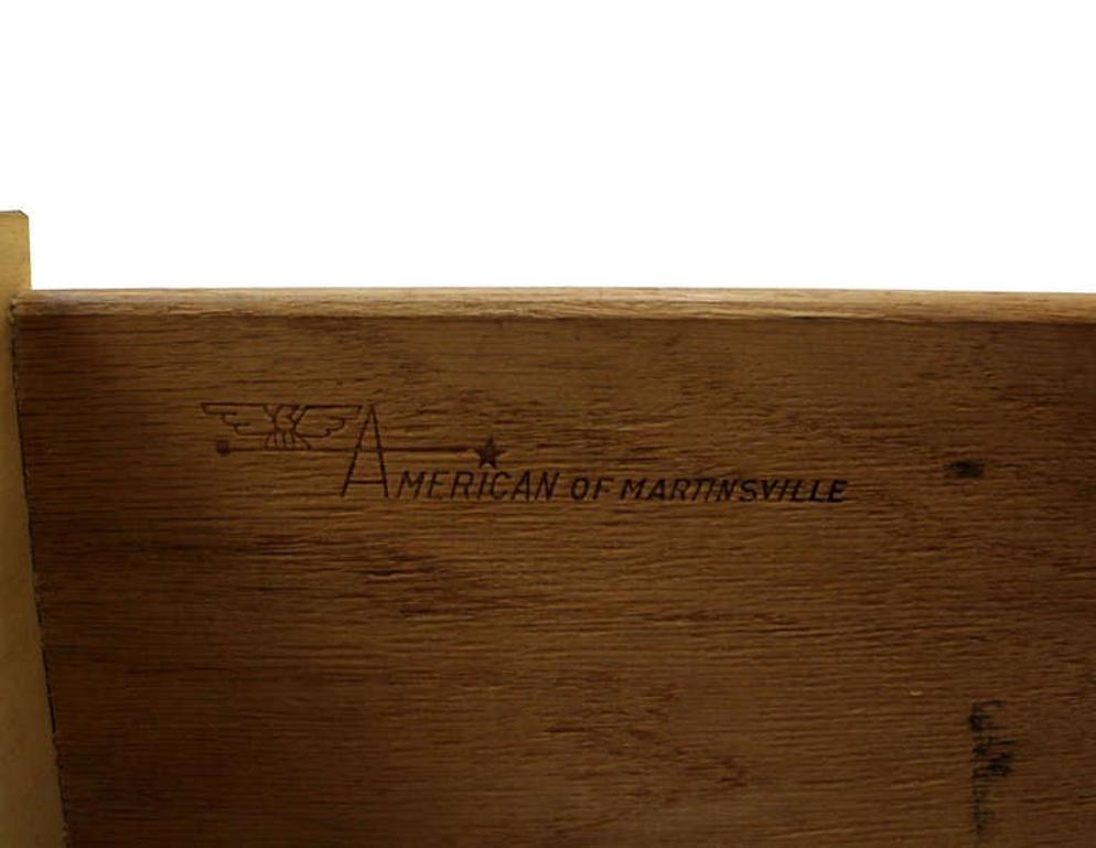 EstablishedLines Pair Large Square Raised Rolled Edge Danish Mid Century Modern Walnut End Tables