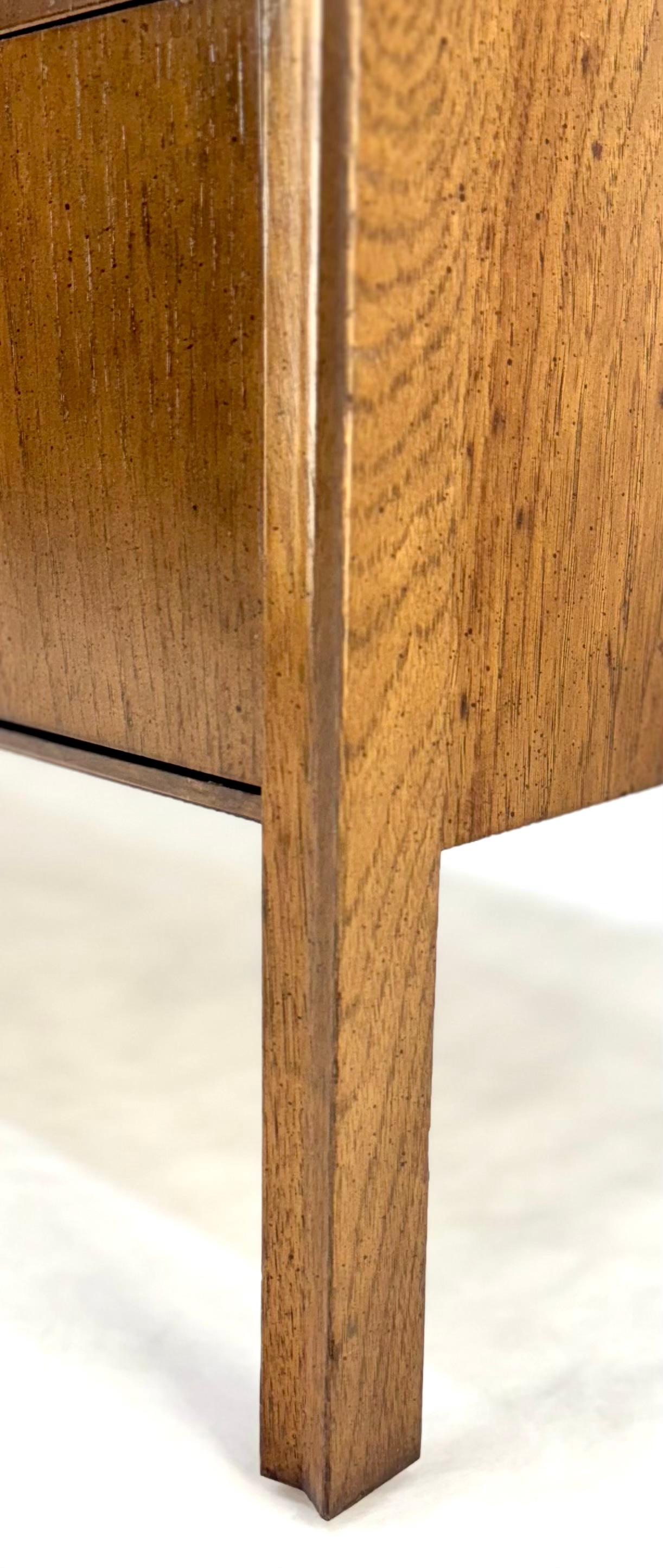 EstablishedLines Mid Century Modern Wormy Chestnut 7 Drawers Compact Dresser Credenza MINT