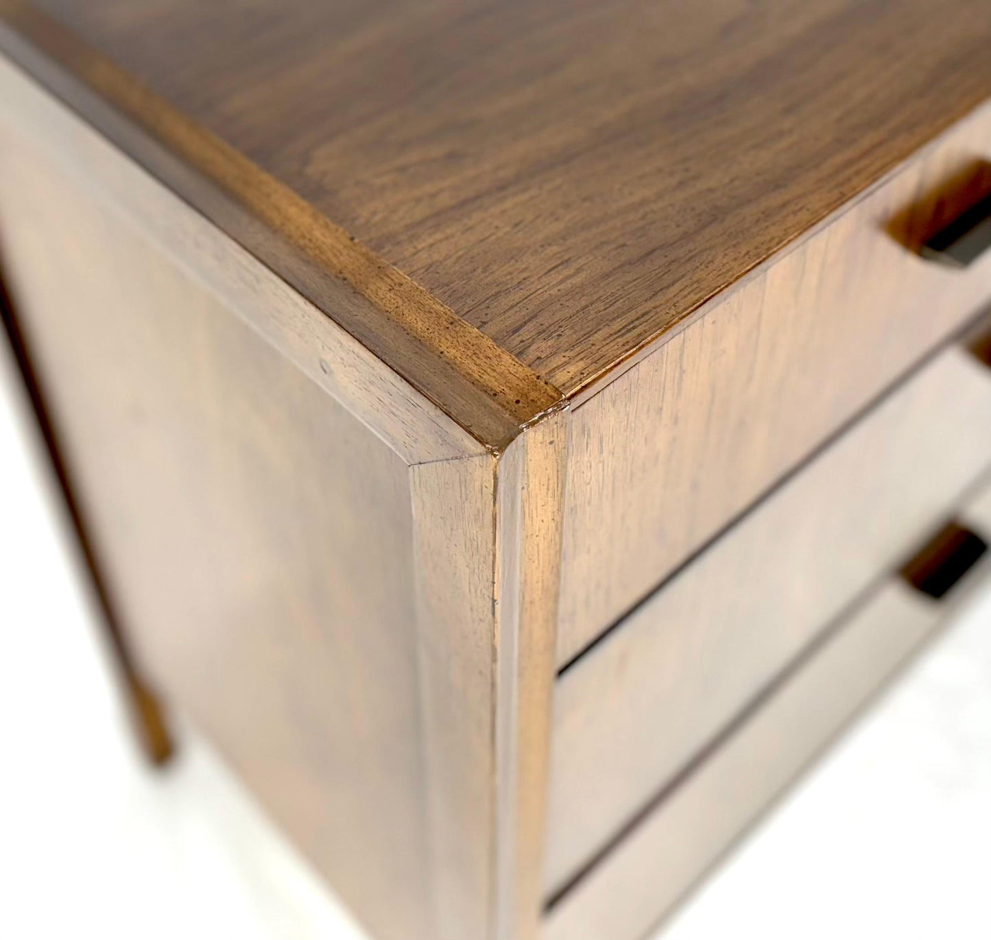 EstablishedLines Mid Century Modern Wormy Chestnut 7 Drawers Compact Dresser Credenza MINT