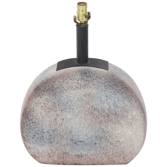 EstablishedLines Large Ceramic round Pendant Shape Table Lamp