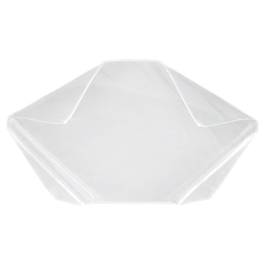 EstablishedLines Thick One Piece of Bent Lucite Coffee Table