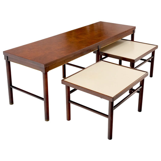 EstablishedLines Set of 3 Mid Century Modern Nesting Coffee Side End Occasional Tables MINT!