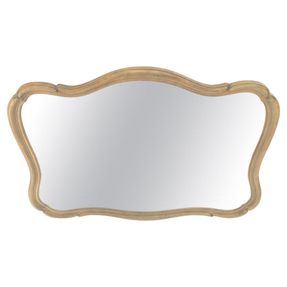 EstablishedLines Figural Silver Style Mid Century Modern Wall Mirror Mint