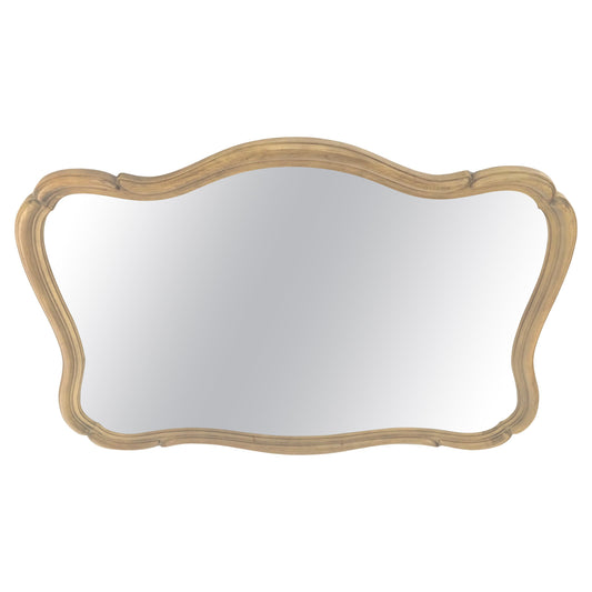 EstablishedLines Figural Silver Style Mid Century Modern Wall Mirror Mint