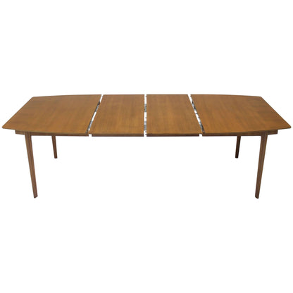 Widdicomb Walnut Dining Table w/ Two Extension Boards Leaves Gibbings era