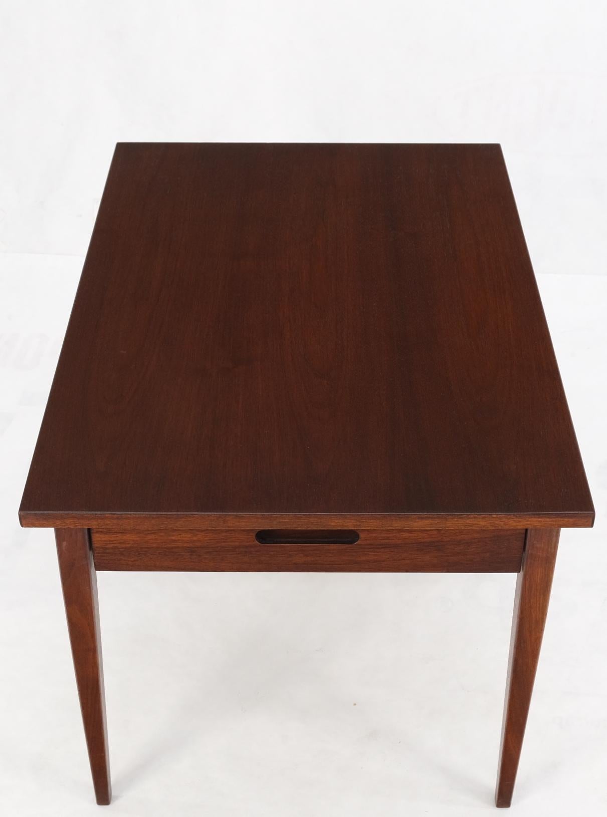 EstablishedLines Knoll Risom One Drawer Oiled Walnut Tapered Legs End Side Table Stand Decor Mint