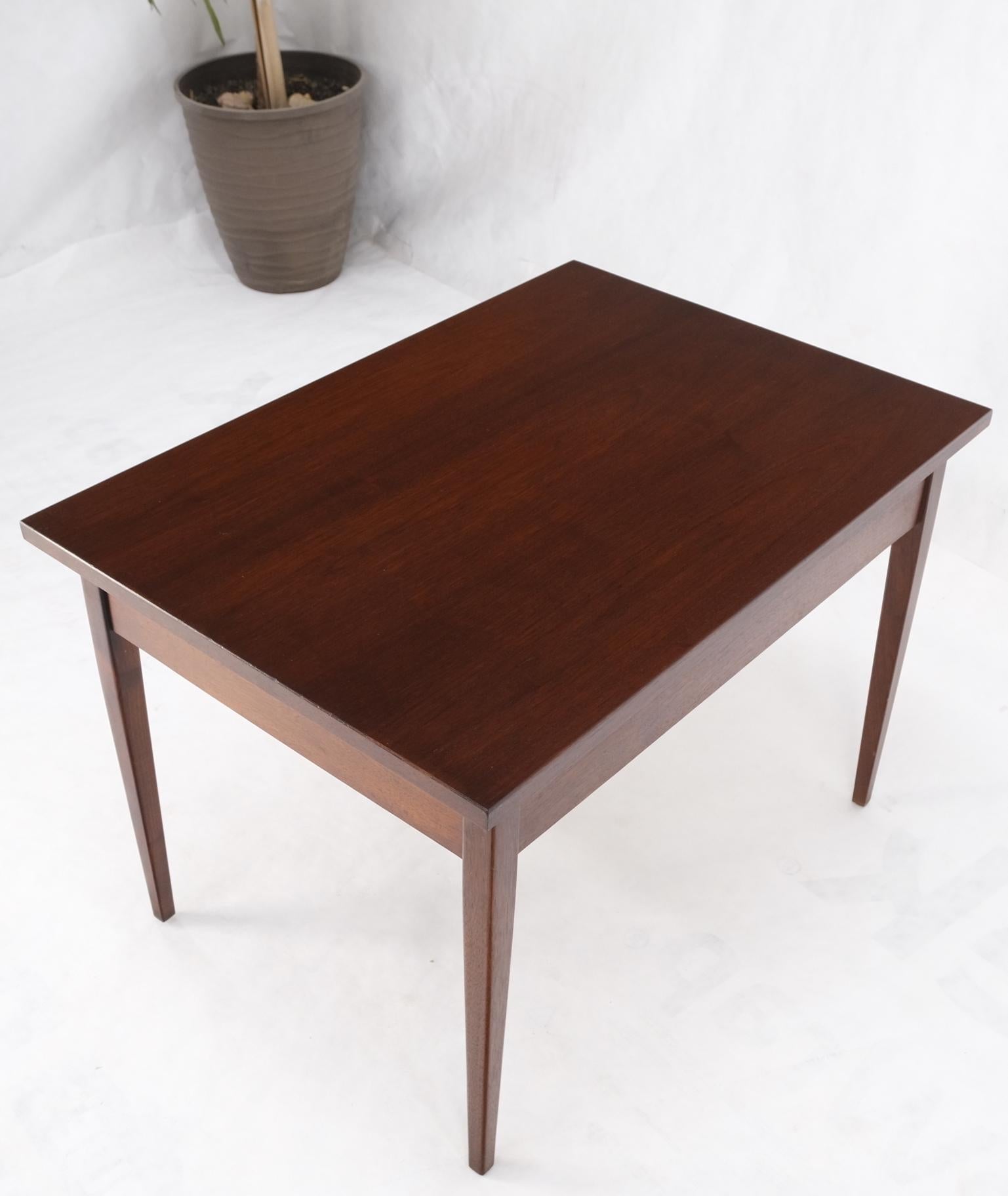 EstablishedLines Knoll Risom One Drawer Oiled Walnut Tapered Legs End Side Table Stand Decor Mint