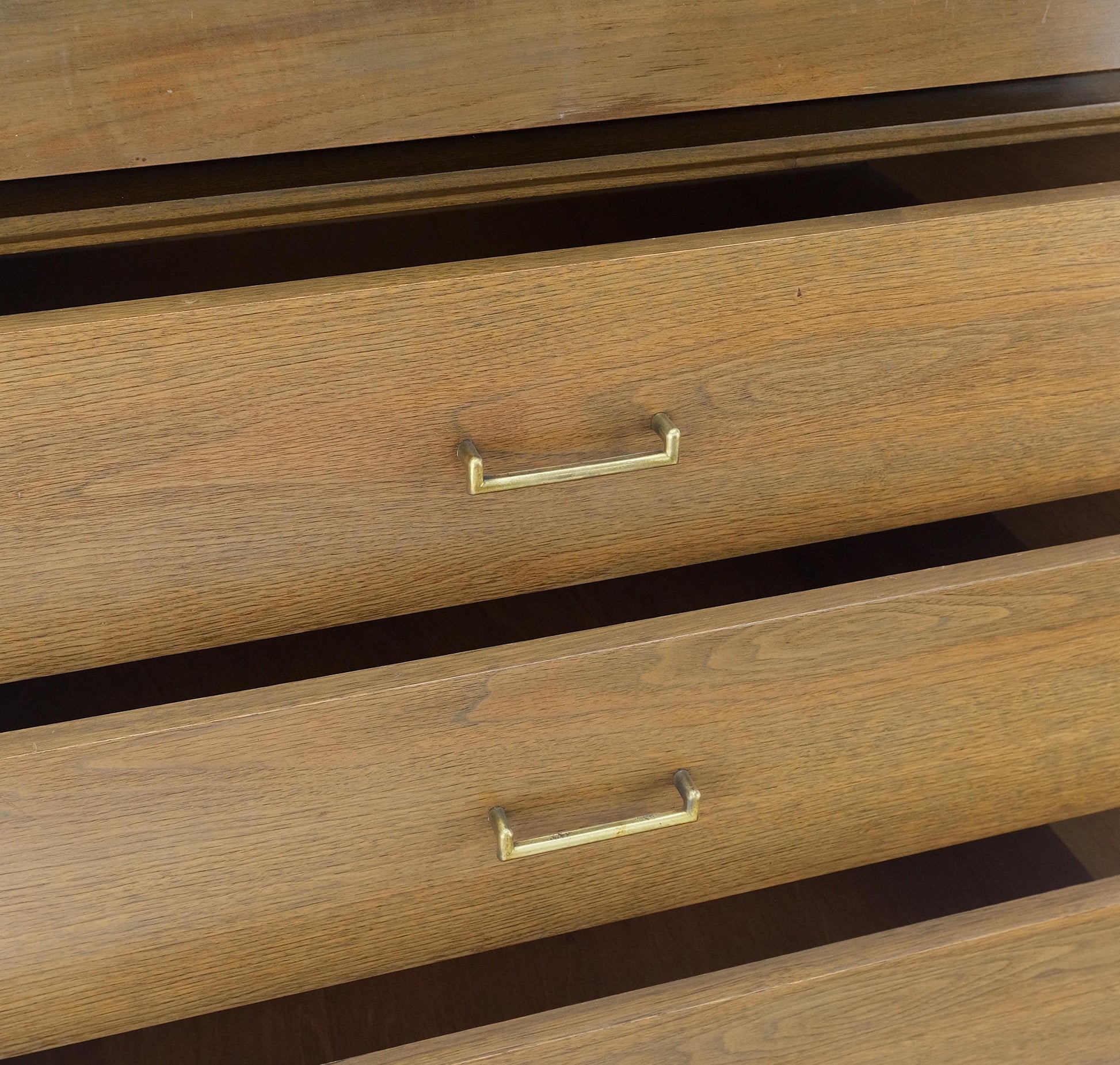 EstablishedLines American Walnut Two Part Dresser High Chest W Tambour Door Compartment Mint!