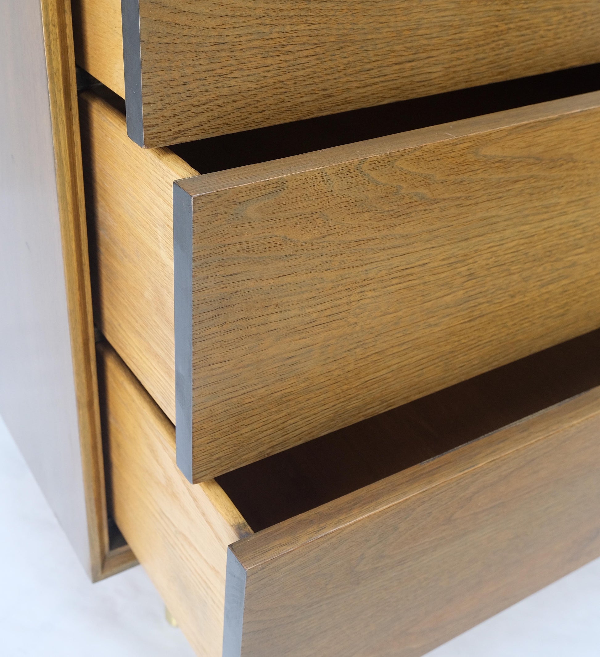 EstablishedLines American Walnut Two Part Dresser High Chest W Tambour Door Compartment Mint!