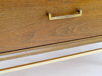 EstablishedLines American Walnut Two Part Dresser High Chest W Tambour Door Compartment Mint!