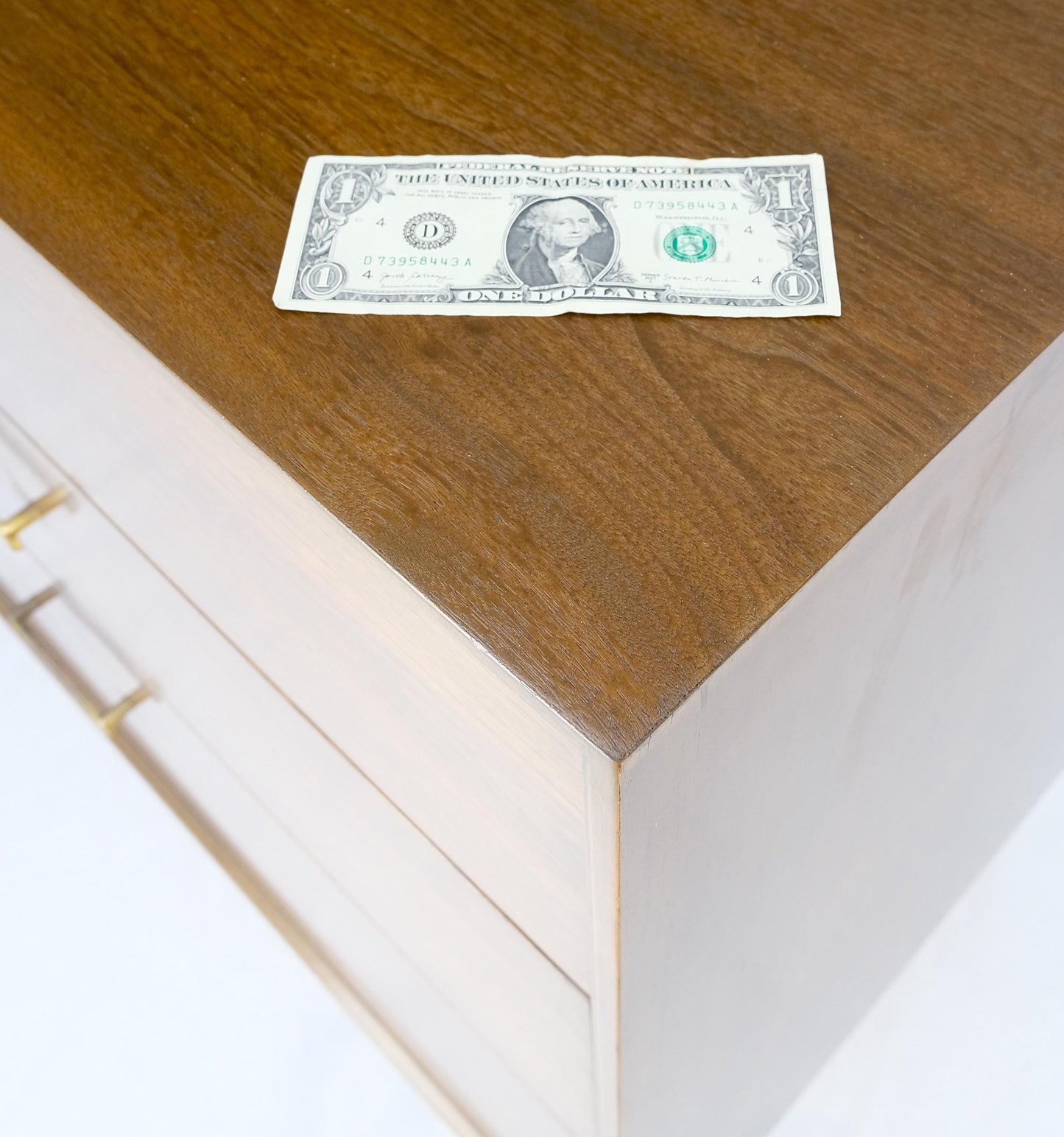 EstablishedLines American Walnut Two Part Dresser High Chest W Tambour Door Compartment Mint!
