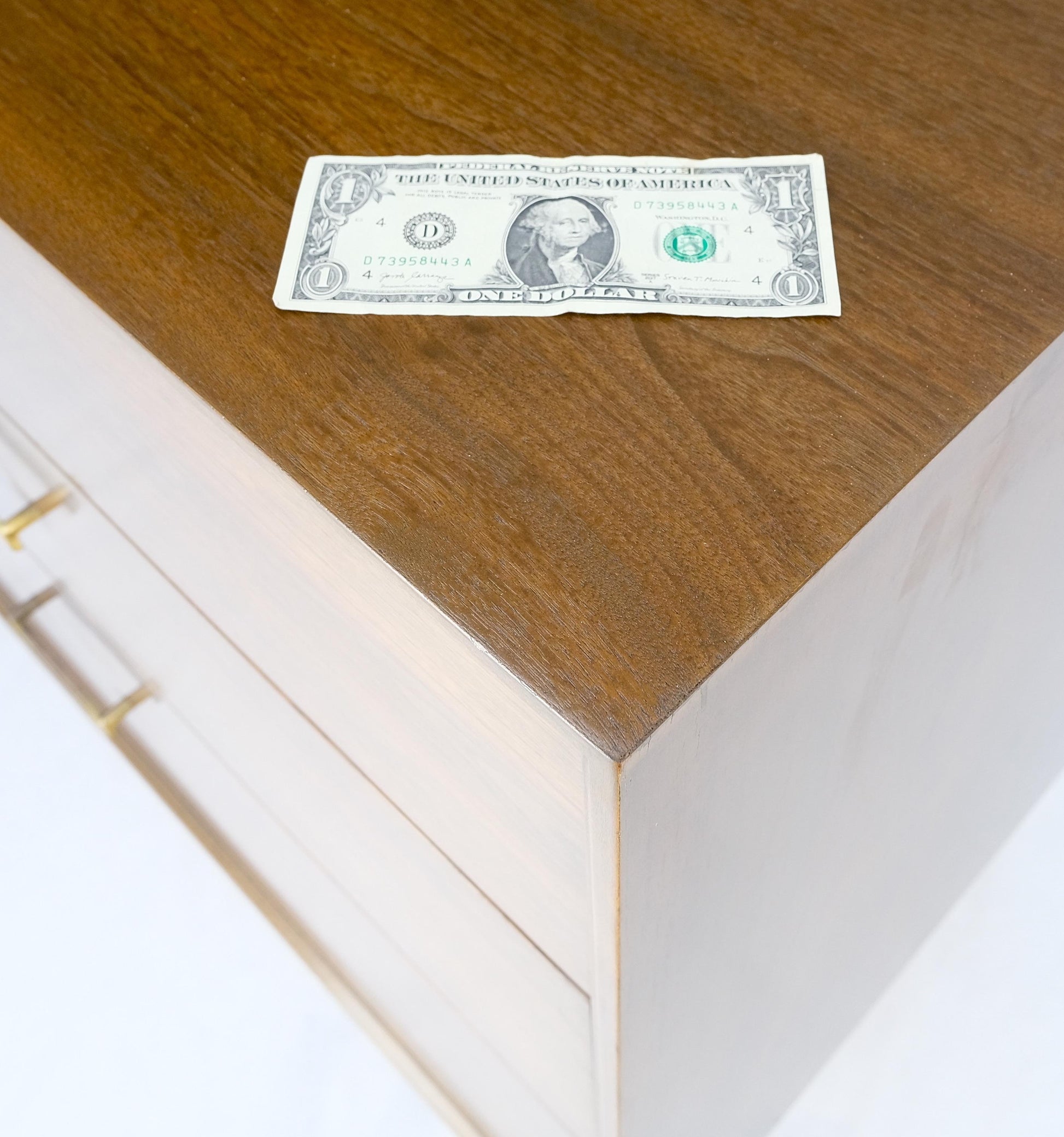 EstablishedLines American Walnut Two Part Dresser High Chest W Tambour Door Compartment Mint!