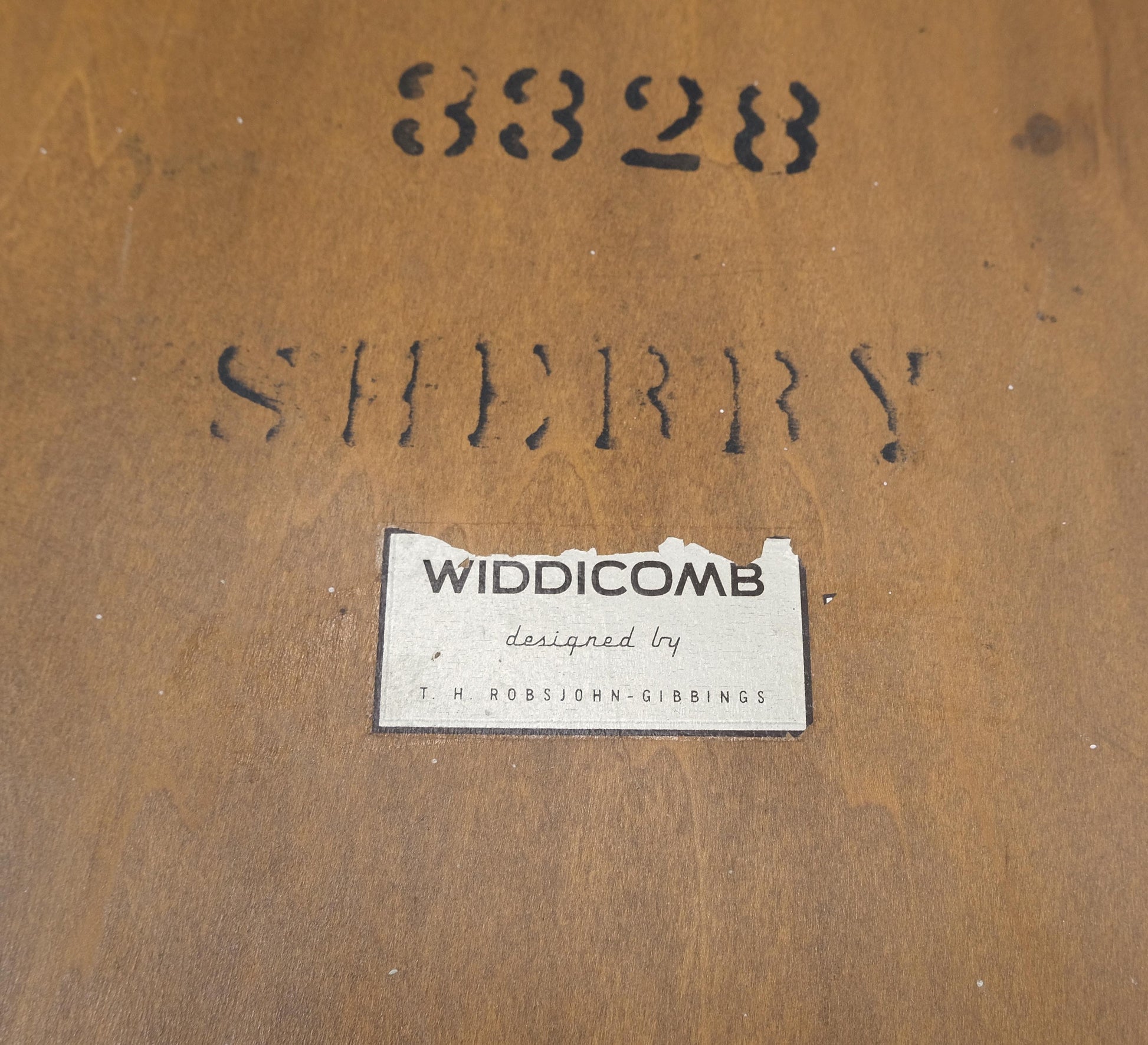 EstablishedLines Pair of Rectangle Light Walnut Klismos End Side Tables by Gibings for Widdicomb
