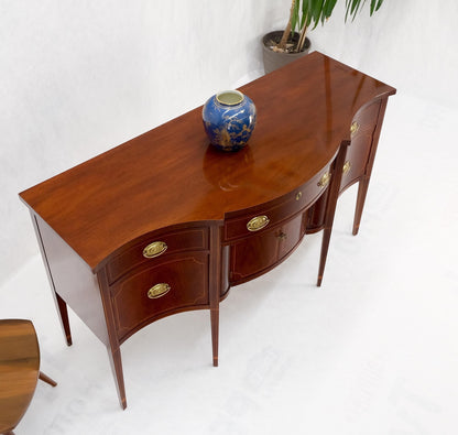 EstablishedLines Full Size Pencil Inlaid Mahogany Federal SideBoard Server Buffet by Baker MINT!