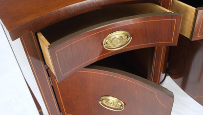 EstablishedLines Full Size Pencil Inlaid Mahogany Federal SideBoard Server Buffet by Baker MINT!