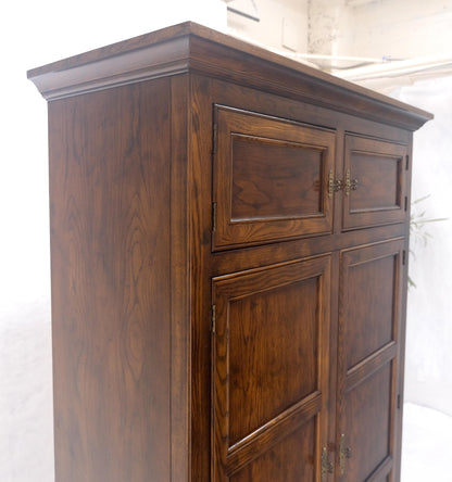 EstablishedLines Henredon Oak Linen Press Cupboard Chest of Drawers Armoire Lots of Storage MINT