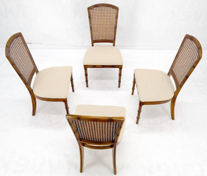 EstablishedLines Faux Bamboo Compact Dining 34x34 Game Table 1 Leaf  4 Chairs Set MINT!