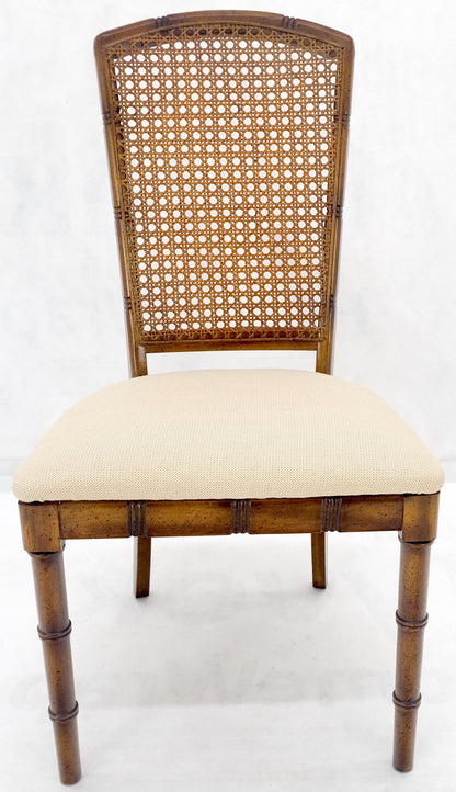 EstablishedLines Faux Bamboo Compact Dining 34x34 Game Table 1 Leaf  4 Chairs Set MINT!