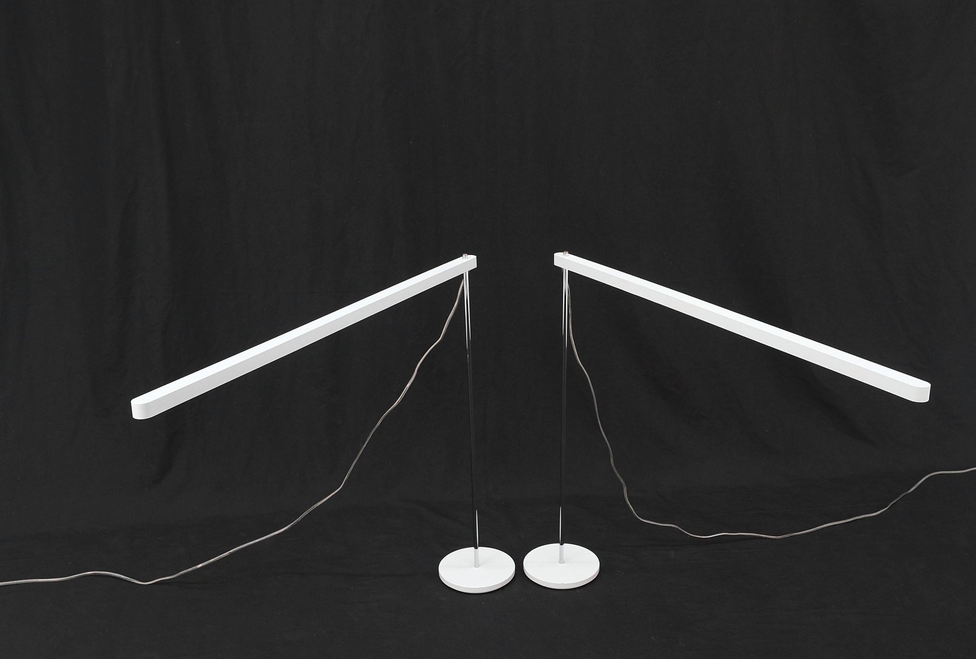 EstablishedLines Pair of Mid Century Italian Modern Artemide Desk Lamps Adjustable Height