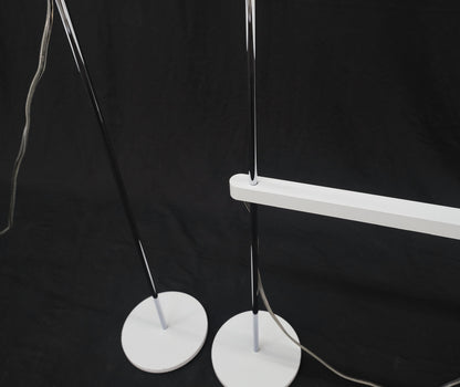 EstablishedLines Pair of Mid Century Italian Modern Artemide Desk Lamps Adjustable Height