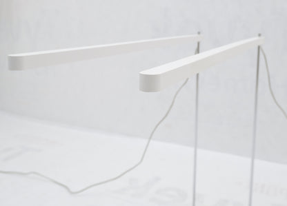 EstablishedLines Pair of Mid Century Italian Modern Artemide Desk Lamps Adjustable Height