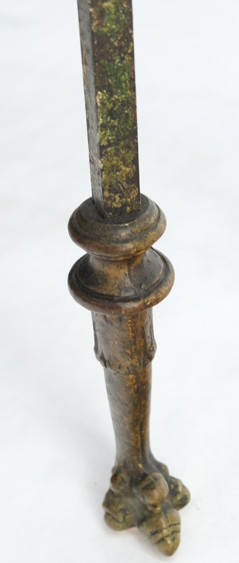 EstablishedLines Demi Lune Bronze Ornaments Mount Decorated Petit Console Table w/ Chair Mint
