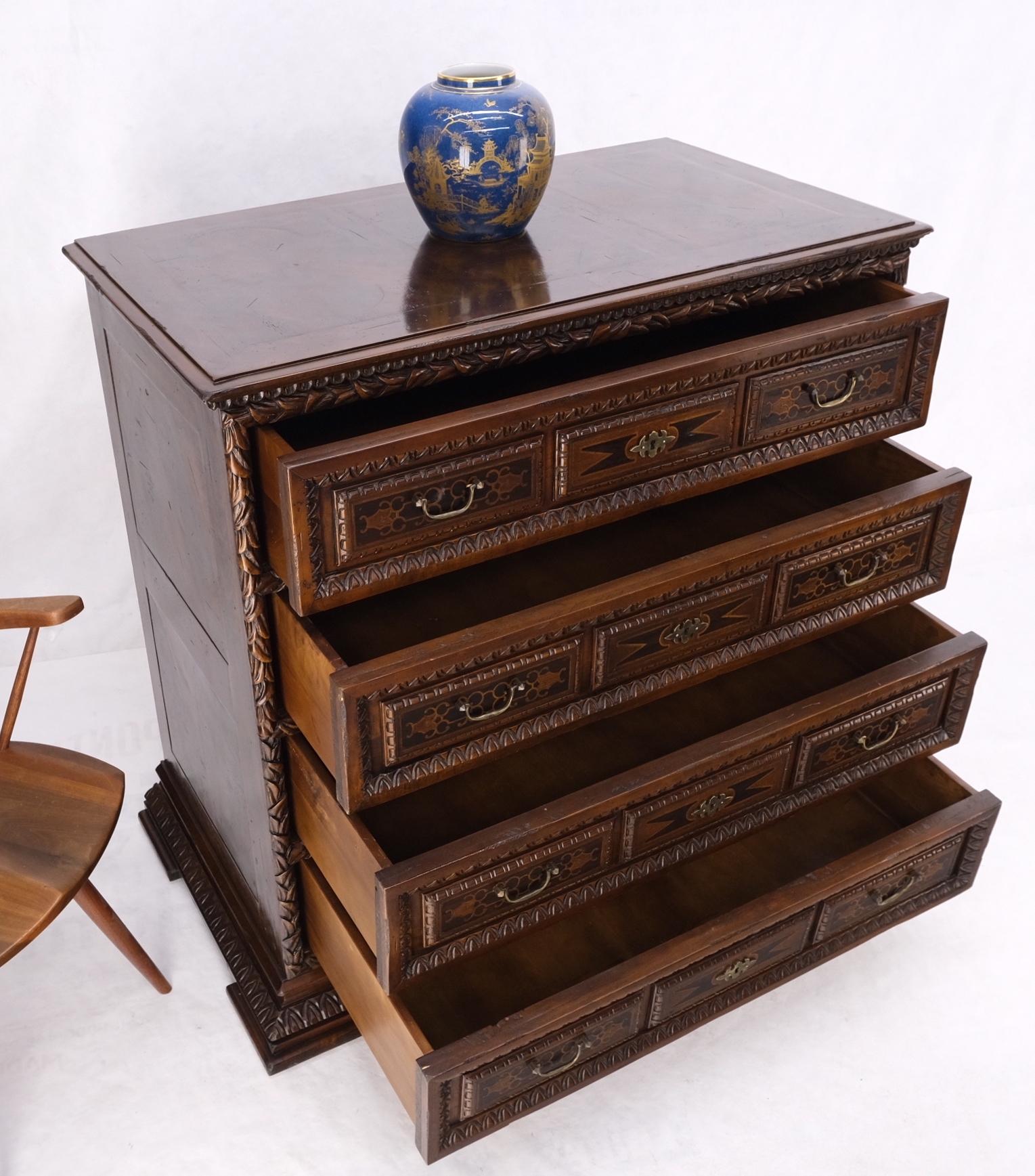 EstablishedLines: Heavily Carved Spanish Style 4 Drawers Commode Chest of Drawers Dresser Cabinet EstablishedLines: Heavily Carved Spanish Style 4 Drawers Commode Chest of Drawers Dresser Cabinet