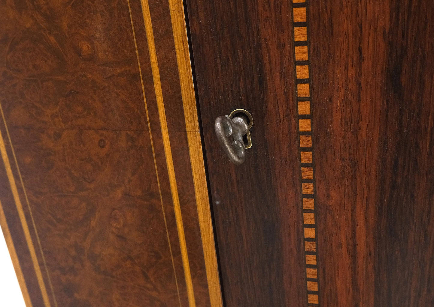 EstablishedLines Rosewood French Art Deco Tapered Legs Cupboard Buffet Breakfront Cabinet MINT!