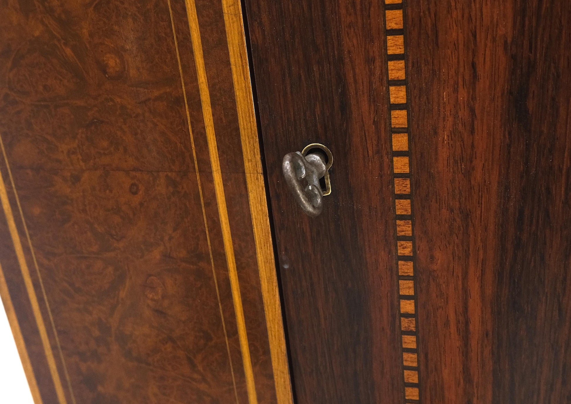 EstablishedLines Rosewood French Art Deco Tapered Legs Cupboard Buffet Breakfront Cabinet MINT!