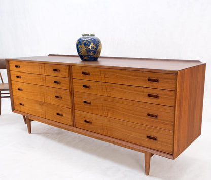 EstablishedLines Vodder Sibast Danish Mid-Century Modern Teak Long 8 Drawers Credenza Dresser