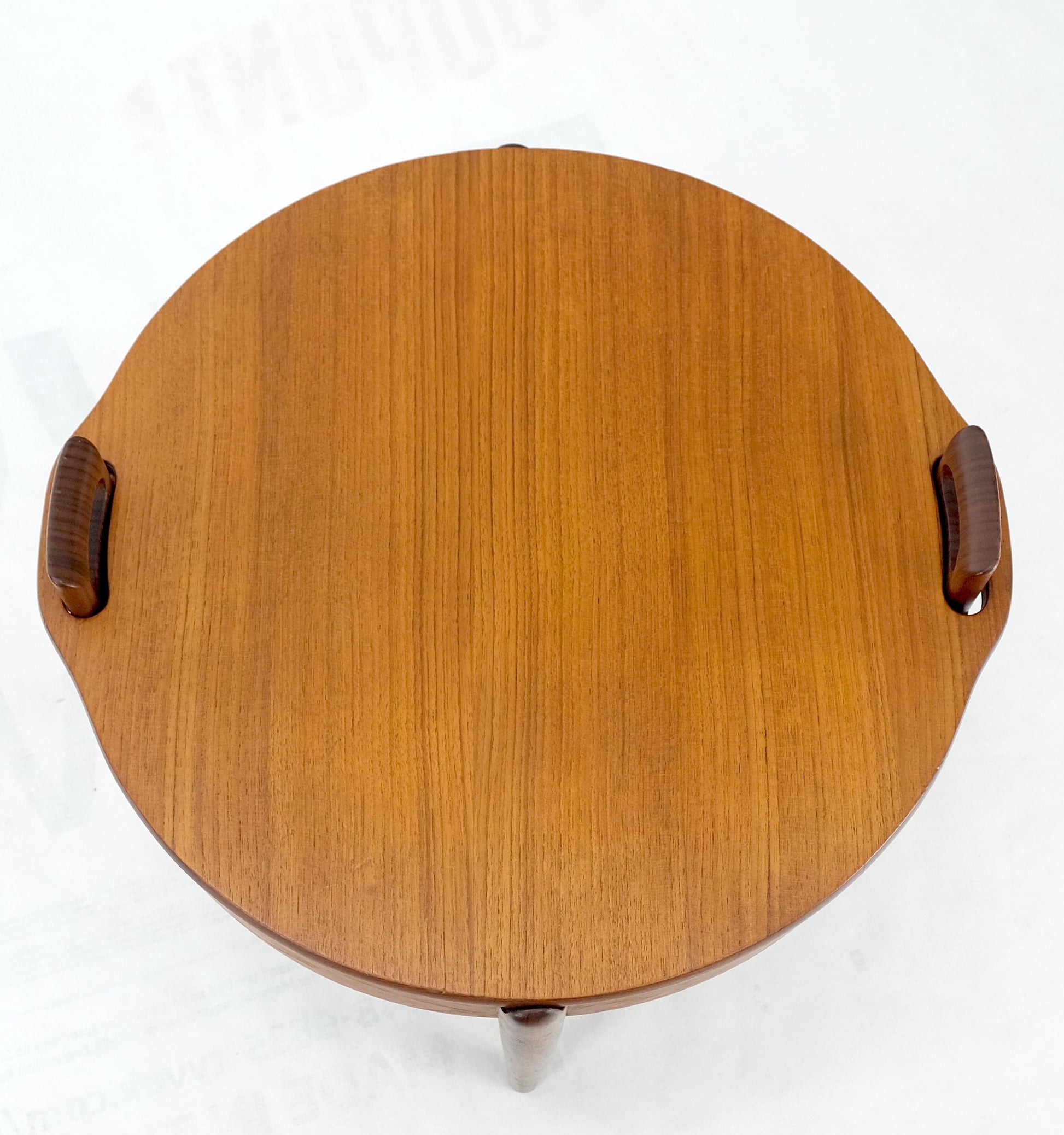 EstablishedLines Danish Mid-Century Modern Teak Sewing Stand Table Bench Flip Top by Hansen Mint!