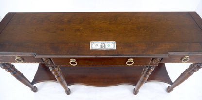 EstablishedLines Spanish Colonial Style 3 Drawers 60" Wide Console Table Credenza Brass Pulls