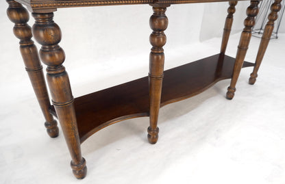EstablishedLines Spanish Colonial Style 3 Drawers 60" Wide Console Table Credenza Brass Pulls