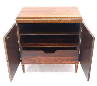Rosewood French Art Deco Two Doors Server Sideboard One Drawer Credenza MINT!