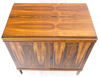Rosewood French Art Deco Two Doors Server Sideboard One Drawer Credenza MINT!