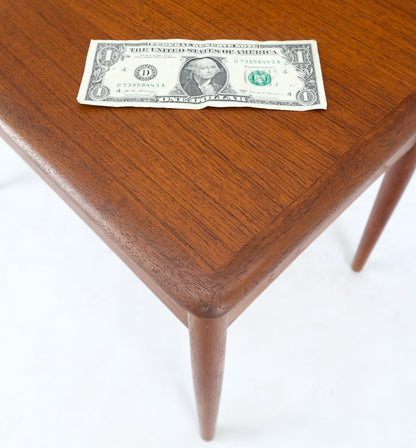EstablishedLines Set of 3 Danish Mid-Century Modern Teak Nesting Side Occasional Tables Mint!